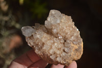 Natural Candle Quartz Clusters  x 5 From Madagascar