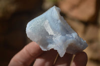 Natural Etched Blue Chalcedony Specimens  x 35 From Nsanje, Malawi