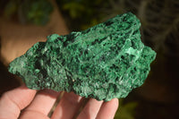 Natural Chatoyant Silky Malachite Specimens  x 3 From Congo - Toprock Gemstones and Minerals 