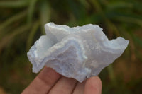 Natural Etched Blue Chalcedony Specimens  x 35 From Nsanje, Malawi