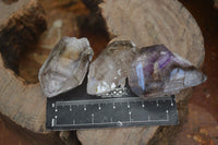 Natural Mixed Window Brandberg Quartz Crystals x 12 From Brandberg, Namibia