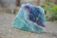 Polished Watermelon Fluorite Slices  x 6 From Uis, Namibia