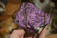 Natural Metallic Purpurite Cobbed Specimens x 3 From Erongo, Namibia