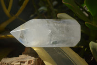 Polished Clear Quartz Crystal Points x 2 From Madagascar