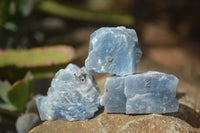 Natural New Sky Blue Calcite Specimens  x 70 From Spitzkop, Namibia