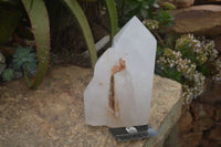 Polished Extra Large Triple Quartz Point  x 1 From Madagascar