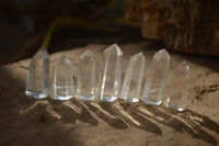 Polished Clear Quartz Jewellery Points x 35 From Madagascar