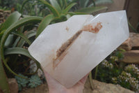 Polished Extra Large Triple Quartz Point  x 1 From Madagascar