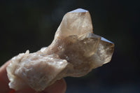 Natural Cascading White Phantom Smokey Quartz Crystal Clusters  x 13 From Luena, Congo - Toprock Gemstones and Minerals 