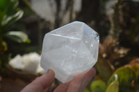 Polished Clear Quartz Crystal Points x 2 From Madagascar