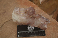 Natural Red Hematoid Phantom Quartz Clusters  x 5 From Karoi, Zimbabwe - TopRock