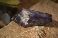 Polished Dark Purple Amethyst Points x 6 From Zambia