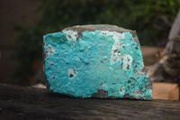 Natural Silica Chrysocolla On Dolomite Matrix Specimens x 2 From Congo