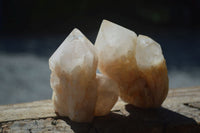 Natural Highly Selected Pineapple Candle Quartz Crystals  x 12 From Antsirabe, Madagascar - Toprock Gemstones and Minerals 