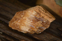 Natural Honey Aragonite Etched & Cobbed Pieces  x 12 From Namibia