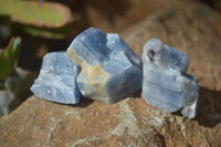 Natural New Sky Blue Calcite Specimens  x 70 From Spitzkop, Namibia