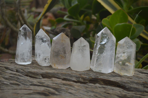 Polished Gorgeous Selection Of Clear Quartz Points x 12 From Madagascar