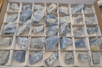 Natural New Sky Blue Calcite Specimens  x 35 From Spitzkop, Namibia