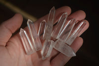 Polished Clear Quartz Jewellery Points x 35 From Madagascar