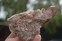 Natural Red Hematoid Phantom Quartz Clusters  x 5 From Karoi, Zimbabwe - TopRock