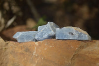 Natural New Sky Blue Calcite Specimens  x 70 From Spitzkop, Namibia