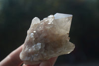 Natural Cascading White Phantom Smokey Quartz Clusters  x 12 From Luena, Congo - Toprock Gemstones and Minerals 