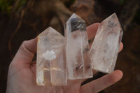 Polished Gorgeous Selection Of Clear Quartz Points x 12 From Madagascar