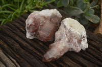 Natural Red Hematoid Phantom Quartz Clusters  x 5 From Karoi, Zimbabwe - TopRock