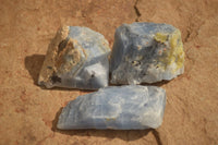 Natural New Sky Blue Calcite Specimens  x 35 From Spitzkop, Namibia