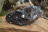 Natural Drusy Coated Ball Malachite On Dolomite Specimen  x 1 From Likasi, Congo