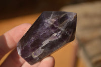 Polished Dark Purple Amethyst Points x 6 From Zambia