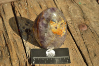 Polished Flower Dream Amethyst Standing Free Forms x 3 From Madagascar - TopRock