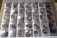 Natural Small Amethyst Window Quartz Crystals  x 35 From Chiredzi, Zimbabwe