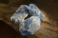 Natural New Sky Blue Calcite Specimens  x 35 From Spitzkop, Namibia