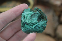 Natural Chatoyant Silky Malachite Specimens  x 12 From Kasompe, Congo - Toprock Gemstones and Minerals 