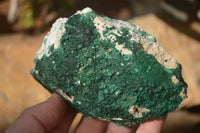 Natural Crystalline Malachite Specimens  x 3 From Congo