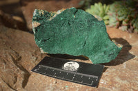 Natural Crystalline Malachite Specimens  x 3 From Congo