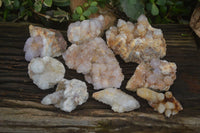 Natural Spirit Quartz Clusters x 9 From Boekenhouthoek, South Africa