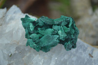 Natural Chatoyant Silky Malachite Specimens  x 12 From Kasompe, Congo - Toprock Gemstones and Minerals 