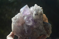 Natural Jacaranda Amethyst Clusters  x 2 From Zambia - Toprock Gemstones and Minerals 