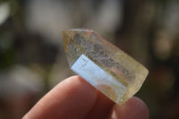 Polished Wispy Phantom Smokey Quartz Points x 20 From Madagascar