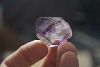 Natural Smokey Window Amethyst Crystals  x 35 From Chiredzi, Zimbabwe