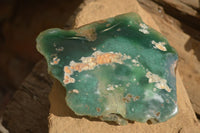 Polished  One Side Polished Emerald Mtorolite Plates  x 3 From Zimbabwe