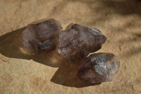 Natural Small Amethyst Window Quartz Crystals  x 35 From Chiredzi, Zimbabwe