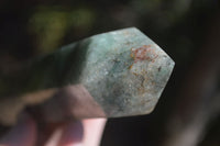 Polished Green Fuchsite Quartz Points  x 2 From Madagascar - Toprock Gemstones and Minerals 