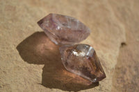 Natural Small Amethyst Window Quartz Crystals  x 35 From Chiredzi, Zimbabwe