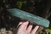 Polished Green Fuchsite Quartz Points  x 2 From Madagascar - Toprock Gemstones and Minerals 