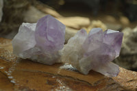 Natural Jacaranda Amethyst Crystals x 6 From Mumbwe, Zambia