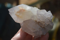 Natural Large White Cactus Flower Spirit Quartz Clusters x 12 From Boekenhouthoek, South Africa