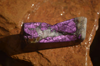 Polished  Metallic Purpurite Slices With Matte Finish x 13 From Erongo, Namibia